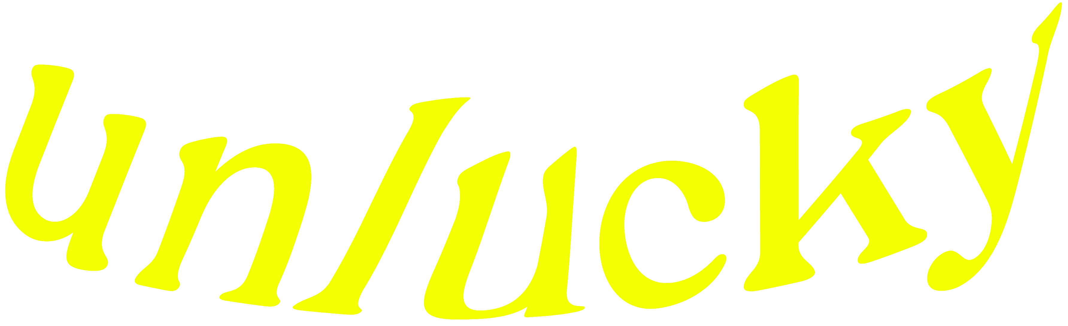 Unlucky curved yellow